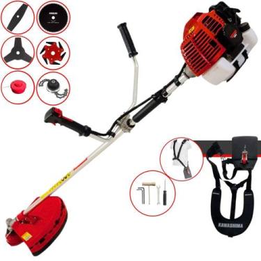 Imagem de Roçadeira Robusta À Gasolina Kawashima KW43-L 43cc 1,7HP de Alta Rotaç