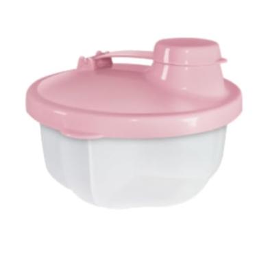 Imagem de PORTA LEITE EM PÓ COM 3 DIVISÓRIAS ROSA