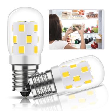 Imagem de Lâmpada LED para geladeira T8 297048600 241552802 geladeira de substituição 40W compatível com Whirl-Pool Kenm-ore, Frigi-daire, Elect-rolux, 3W 380LM luz branca, pacote com 2