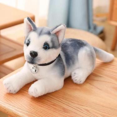 Imagem de 25/30cm Macio Husky Cão Brinquedo De Pelúcia Animal De Pelúcia Fofo Ka