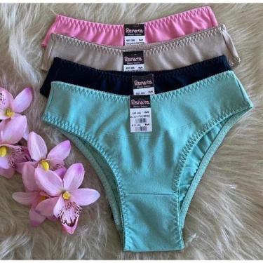 Imagem de KIT 3 Calçolas Senhora com Reforço na Barriga Algodão - Renata Moda In