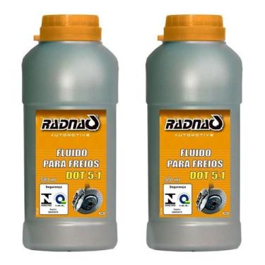 Imagem de Fluido De Freio Radnaq Dot5.1 500ml - 02 Unidades - Geral