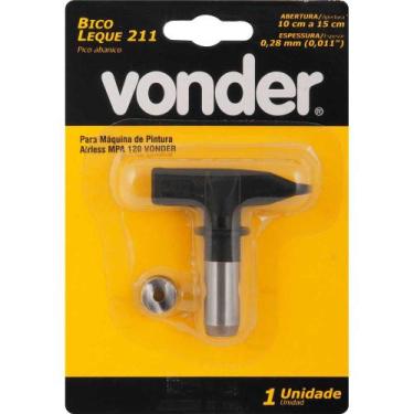 Imagem de Bico Leque 211 Abertura 10 A 15cm P/ Máquina Airless Vonder