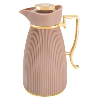 Imagem de Garrafa Térmica Zaya Tuut 1 Litro Com Design Sofisticado, Nude