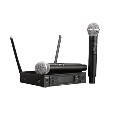 Imagem de Microfone Profissional Sem Fio Duplo LD-400 Loudstar Acoustics, Sistema Digital, para Igreja, Palestra e Eventos, Cardióide, Alcance 60m