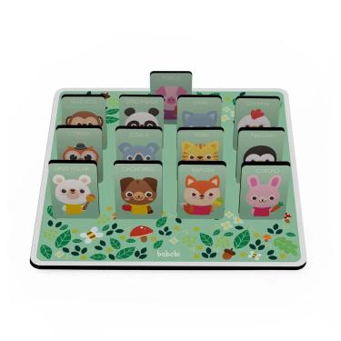 Imagem de Quem Está Aí Bichos Fofos Jogo Tabuleiro Criança Adivinhar