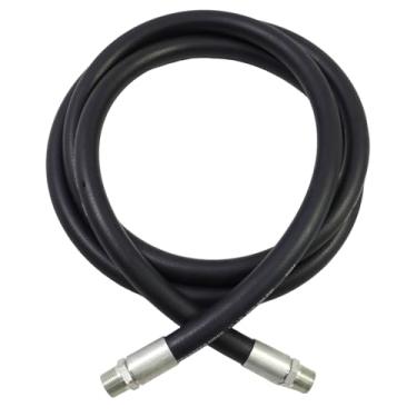 Imagem de SWANGET Mangueira de transferência de combustível NPT de 2,5 cm para distribuição de gasolina, biodiesel, diesel, querosene. Mangueira de tubo de tanque de bomba de transferência de combustível