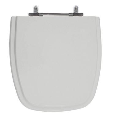 Imagem de Assento Poliéster Laminado Versato Cinza Tampa P Vaso Celite