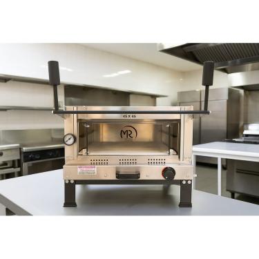 Imagem de Forno Industrial Refratario 45x45 A Gás Para Pizza Leona