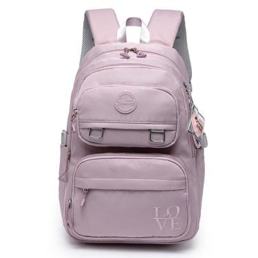 Imagem de Mochila Spector Feminina Escolar Casual Espaçosa Viagem Resistente-Feminino