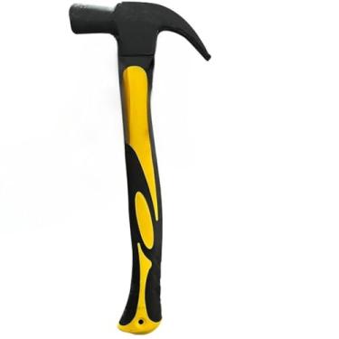 Imagem de Martelo Unha Cabeça Aço Cabo Emborrachado Profissional Carpinteiro (27 cm de comprimento)