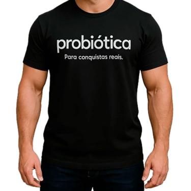 Imagem de Camiseta Dry - Tamanho GG Cinza - Probiótica-Masculino