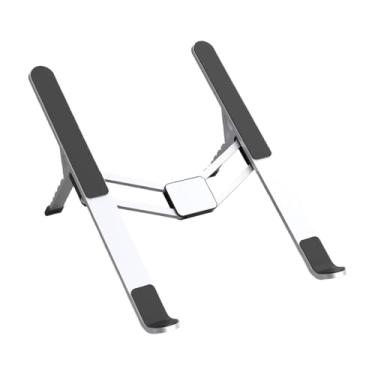 Imagem de Suporte de laptop com ajuste de 6 níveis para mesa, suporte portátil para monitor de mesa, tablets, estudantes, escritores, funcionários, trabalho, aniversário, quarto, cafeteria