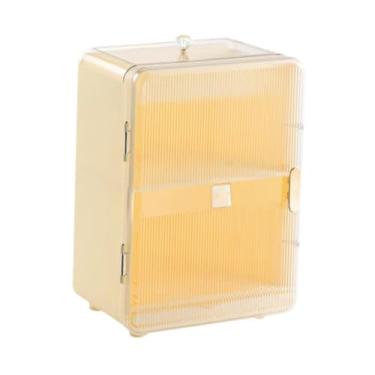 Imagem de WeiLaiKeQi Copas de copos canecas Organizer Tea Conjunto de chá Organizador Desktop Canecas de café Dreno Armário de copos de de armazenamento para mesa, Bege