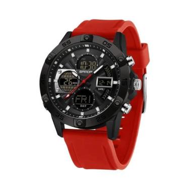 Imagem de Relógio Esportivo Militar Masculino À Prova D'Água Cronógrafo Quartz C