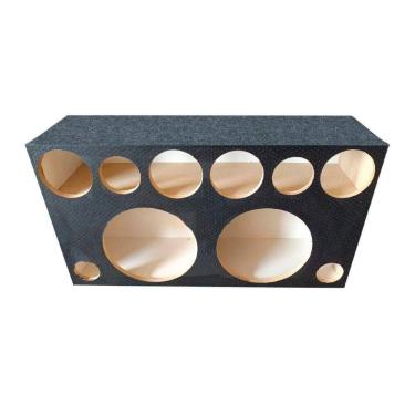 Imagem de Caixa Vazia 2 Alto-falantes 12" 4 Cornetas 2 Tweeter Dutada