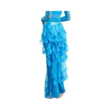 Imagem de Cinto De Saia Com Franjas De Raposa De Nove Caudas Para Dança Do Ventr