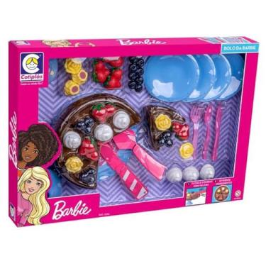 Imagem de Bolo Da Barbie Com tiras autocolantes 2594 - Cotiplás - Cotiplas