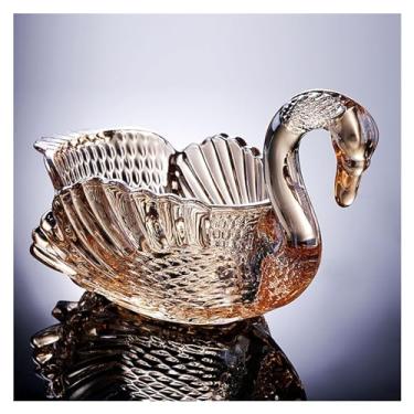 Imagem de Tigelas de frutas, pratos de frutas de vidro, bandeja de armazenamento de sobremesas de saladas, decoração criativa para casa para bandejas de doces de frutas secas tigela decorativa de frutas (cor: B