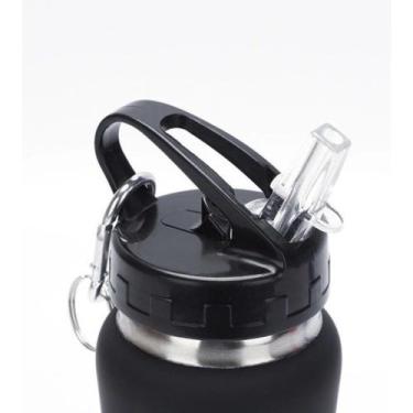 Imagem de Garrafa Térmica MS-924 700ml com Chaveiro - Lusen, Rosa Claro