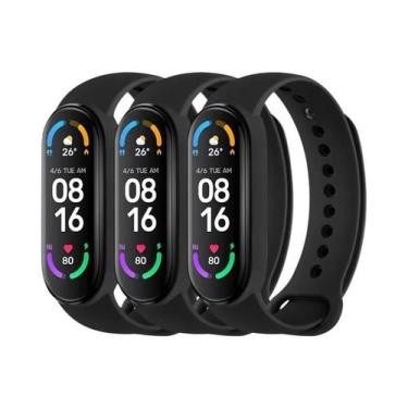 Imagem de Pulseira De Silicone Para Mi Band 7 6 5 4 3, Substituição De Pulseira 