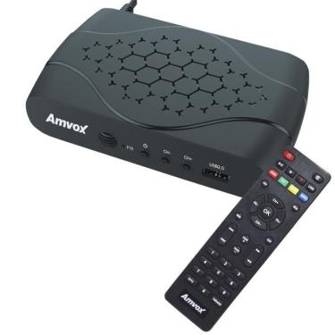 Imagem de Receptor Conversor Tv Digital Full HD Função Gravador USB Hdmi Rca Amvox acd 311 Bivolt