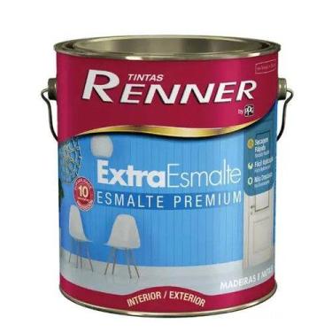 Imagem de Tinta Extra Esmalte Amarelo (1174) 900ml Renner