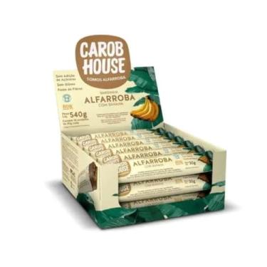 Imagem de Carob House Barra Alfarroba Com Banana 30g Dp C/ 18 Un