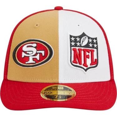 Imagem de BONÉ NEW ERA 5950 SAN FRANCISCO 49ERS SIDELINE NFP24BON007 AMARELO VERMELHO-Masculino