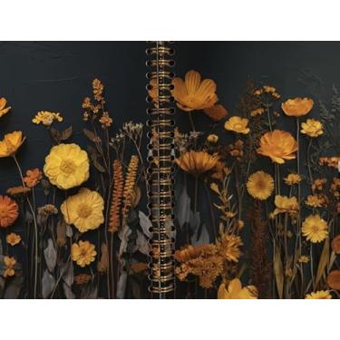 Imagem de Caderno cristão – Presentes cristãos para mulheres, cadernos bíblicos inspirados em flores silvestres vintage para anotações, estudo da Bíblia, oração e anotações da igreja, caderno espiral A5 (Bíblia