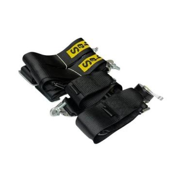 Imagem de Cinto De Segurança Universal Ajustável De 4 Pontos Para Carros De Corr
