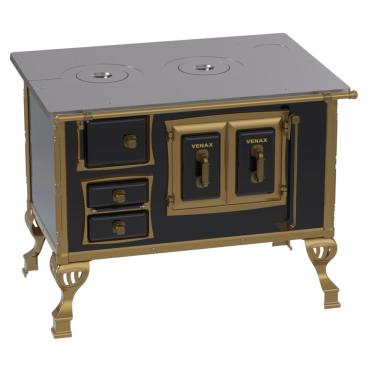 Imagem de Fogao a Lenha Venax n 2 Colonial Preto SD