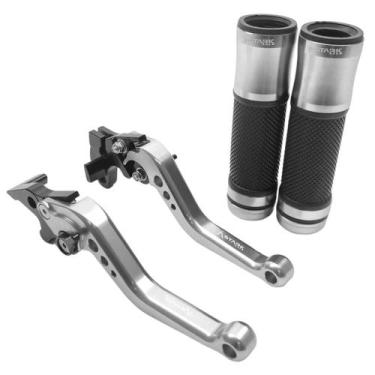Imagem de Kit Manete Manopla Esportivo Intruder Yes 125 Gsr 125 150i Riva Choppe