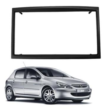 Imagem de Moldura 2 Din Central Multimídia Mp5 Painel Citroen C3 Peugeot 307 - L