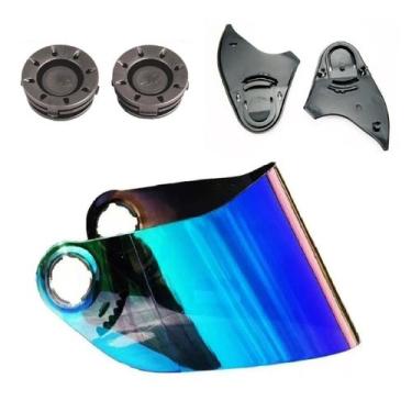 Imagem de Viseira Camaleao Capacete Mixs / Fokker / Mx5 + Reparos - POLIVISOR