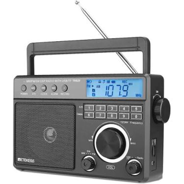 Imagem de Rádio portátil de ondas curtas Retekess TR629 AM FM Digital LCD