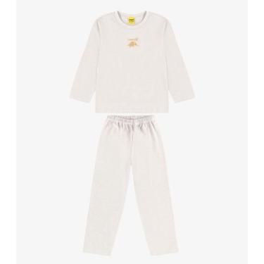 Imagem de Pijama em Malhão Fruit Rovi Kids Bege, 6, Bege