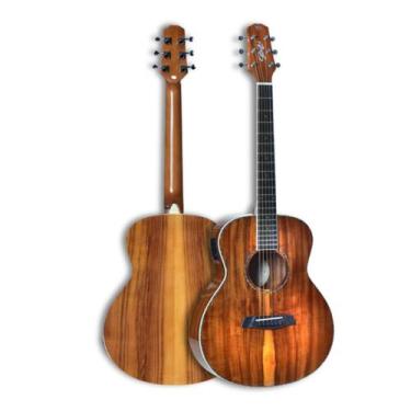 Imagem de Violão Seizi Mini Kyoto Solid Abalone Com Bag Koa