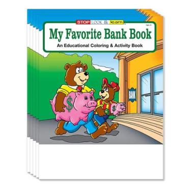 Imagem de Livro de Colorir ZOCO  Pacote com 25 unidades  Educação Bancária  8 x 