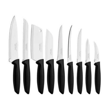 Imagem de Jogo de Facas 9 Peças Plenus Preto 23498048-Tramontina