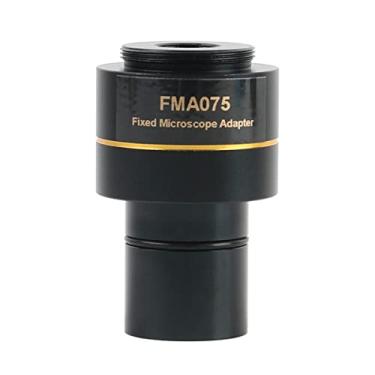 Imagem de Microscópio Adaptador 0,37X 0,5X 0,75X Microscópio, Lente Adaptador para 23,2 mm Interface Vídeo Microscópio Acessórios (Cor: FMA075 0,75X)