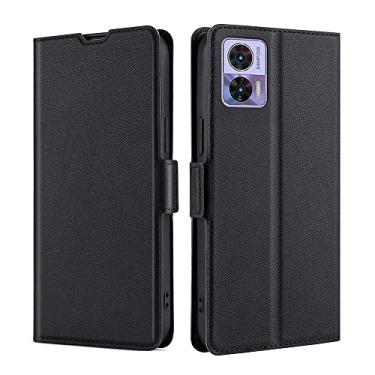Imagem de For Motorola Edge 30 Neo Ultra-thin Voltage Side Buckle Horizontal Flip Leather Phone Case