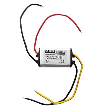 Imagem de Qudai Regulador portátil do conversor DC/DC 24V Step Down To 12V 5A 60W Transformador de economia de energia Conversor À Prova D 'Água NP