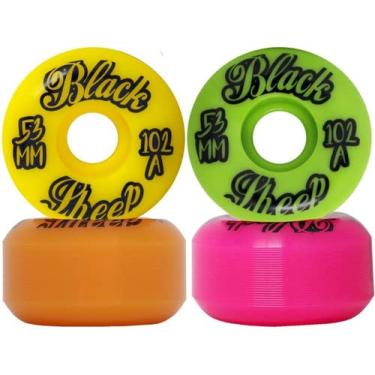 Imagem de Roda De Skate Importada Black Sheep 53mm Colorida