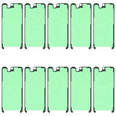 Imagem de HONGYAN Peças de substituição de telefone celular Para Samsung Galaxy S21+ 5G 10pcs, adesivo de alojamento frontal Acessórios telefônicos