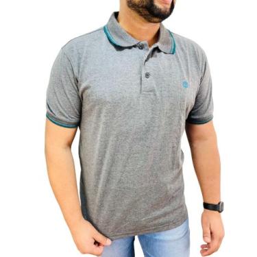 Imagem de Camiseta Polo Masculina Plus Size Delkor - Loja 128013 - Facinelli