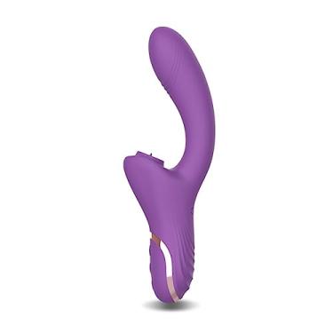 Imagem de Vibrador Feminino Estimulador Clitóris Poderoso Sugando 20 Velocidades Para mulher Língua Lambendo Brinquedo Sexual (Roxo)