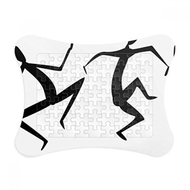 Imagem de Egito Dance Totem abstrato Fresco engraçado moldura de quebra-cabeça decoração de imagem enfeite de jogo de quebra-cabeça