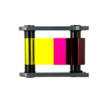 Imagem de Fita colorida compatível R5F008EAA YMCKO para impressoras de cartões Evolis Primacy Elypso Zenius 300 imagens R5F008EAA YMCKO Ribbon