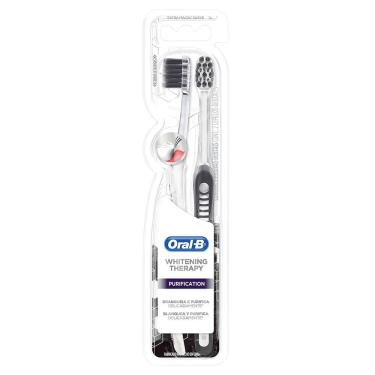 Imagem de Escova Dental Oral-B 3D White Whitening Therapy Purification 2 Unidades